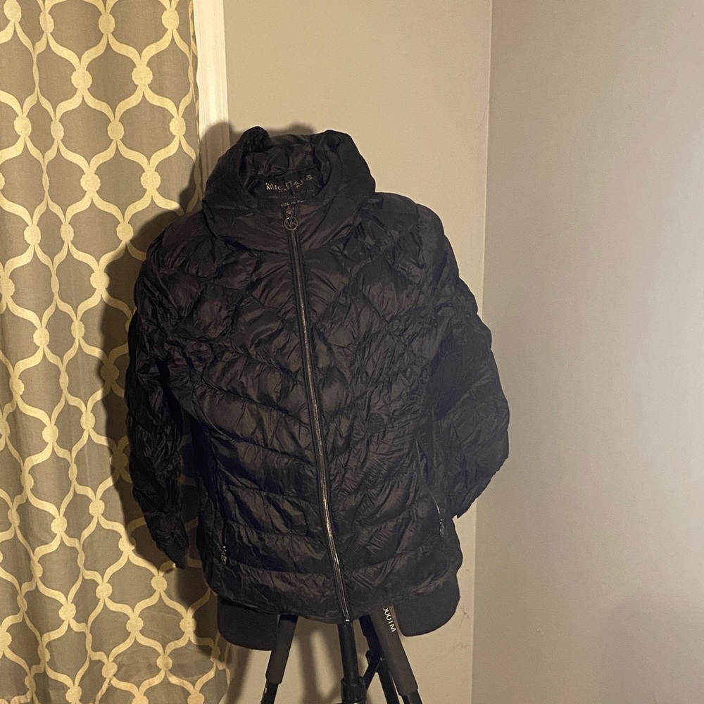 MICHAEL Michael Kors Quilted Black Puffer Jacket-rp